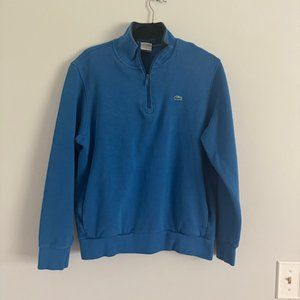 Lacoste Men's Quarter Zip Pullover Size 7 / XL